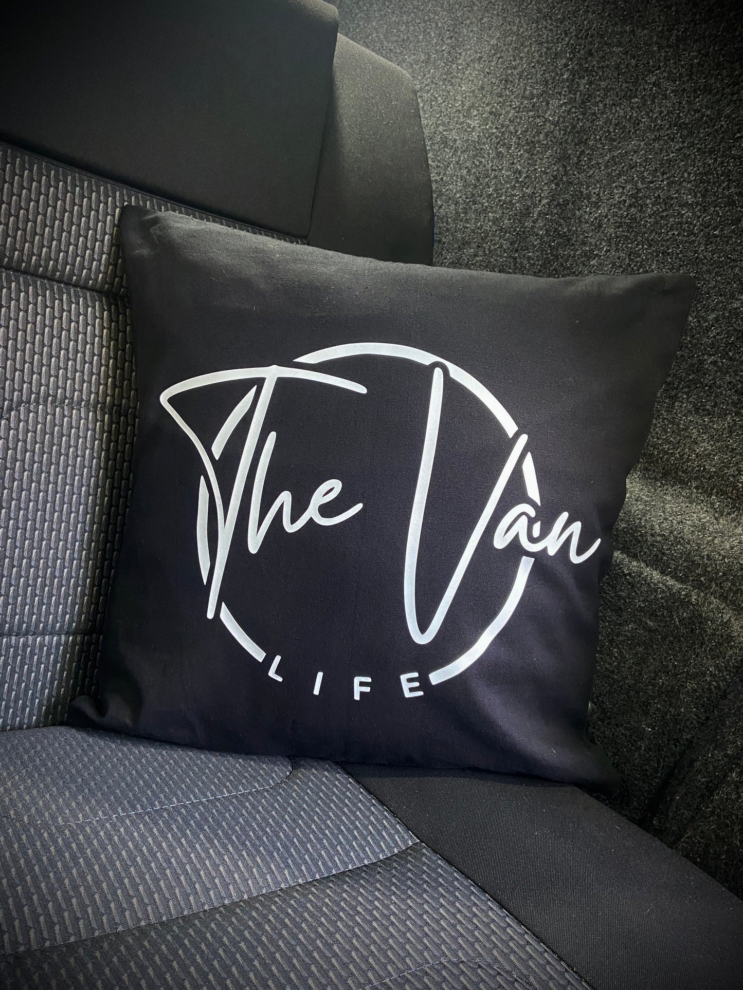 The Van Life Cushion - Black